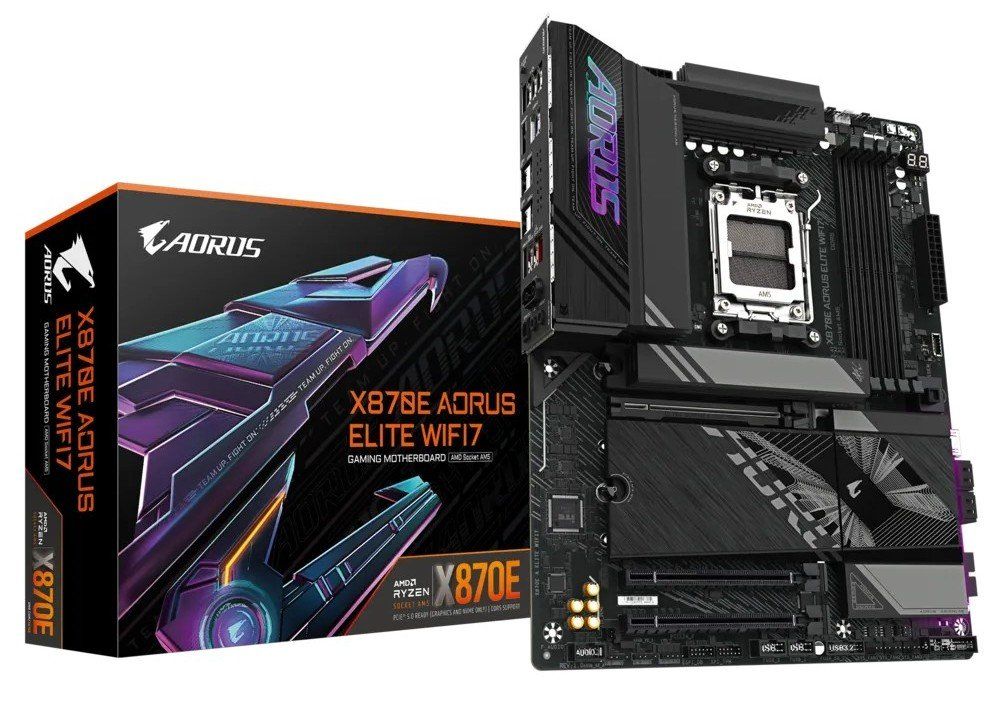 Gigabyte X870E AORUS ELITE WIFI7 Motherboard (sAM5, AMD X870E)