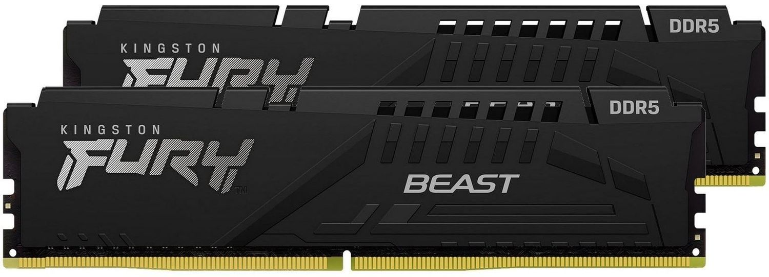 Kingston DDR5 32 GB (2x16 GB) 6000 MHz FURY Beast Black (KF560C36BBE2K2-32)