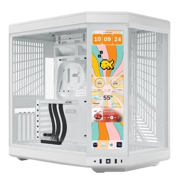 Gehäuse Hyte Y70 Touch Tempered Glass ohne Netzteil (CS-HYTE-Y70TTI-WW) Weiß
