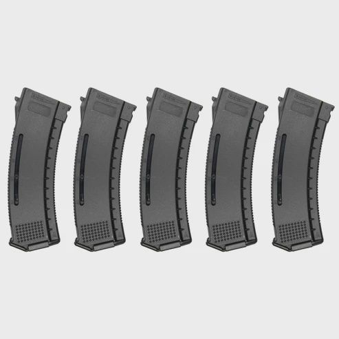 Arcturus AK MOD1 30/130rds Variable-Cap Windowed EMM Mag Black (5 Pack)