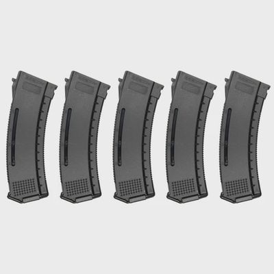 Arcturus AK MOD1 30/130rds Variable-Cap Windowed EMM Mag Black (5 Pack)