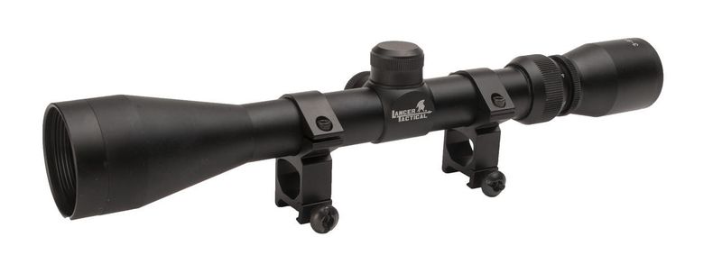 Lancer Tactical Full Sized 3-9x40 Metal Rifle Scope