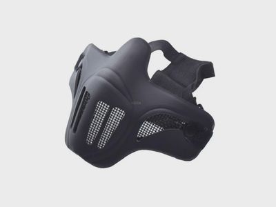 Ghost Recon Style Steel Mesh Half Face Mask For Airsoft