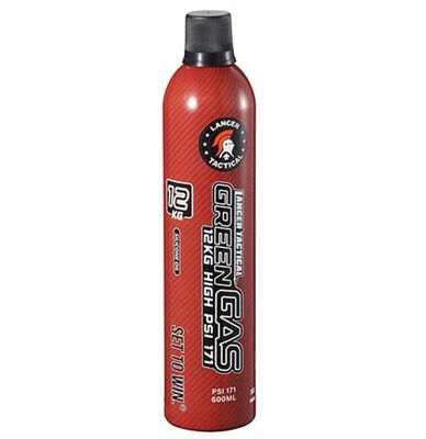 Lancer Tactical 600ml Green Gas Classic(With Oil) 12KG