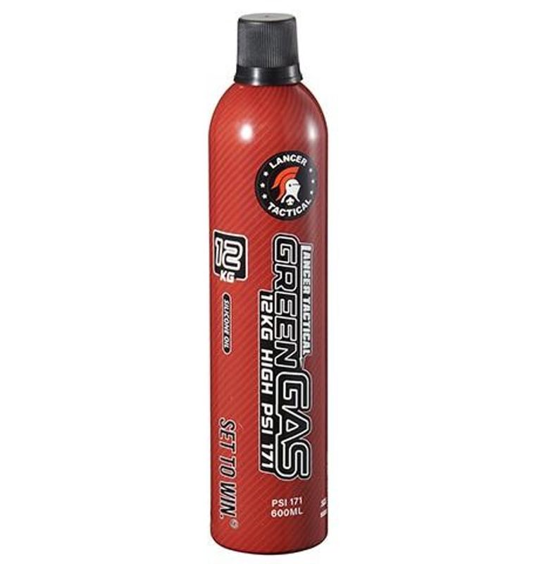 Lancer Tactical 600ml Green Gas Classic(With Oil) 12KG