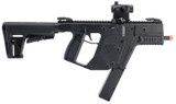 KRISS USA Licensed KRISS Vector Airsoft AEG LPAEG SMG Rifle, Black