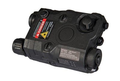 Lancer Tactical PEQ-15 Battery Box w/ Built In Red Laser, Black