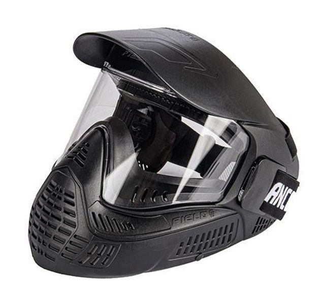 Lancer Tactical Full Face Airsoft Mask with Visor Black
