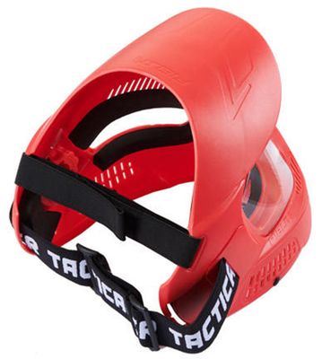 Lancer Tactical Full Face Airsoft Mask with Visor Red