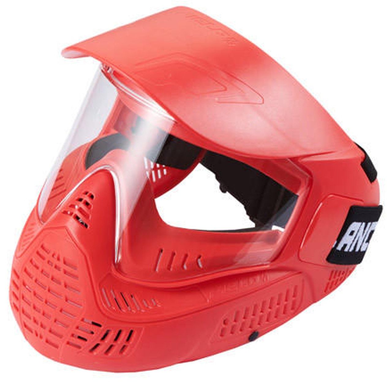 Lancer Tactical Full Face Airsoft Mask with Visor Red