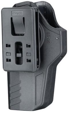 Cytac Hard Shell Holster for Glock Gas Blowback Airsoft Pistols, Black