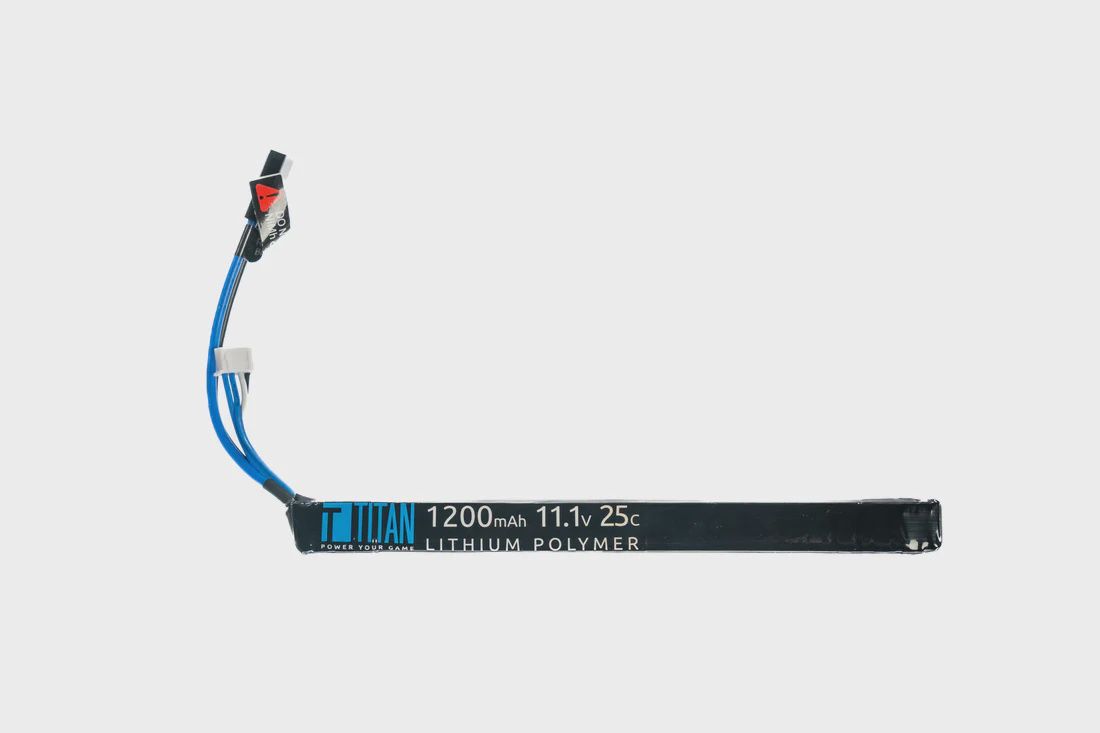 Titan LiPo 1200mAh 11.1v 25C AK Style Stick Tamiya