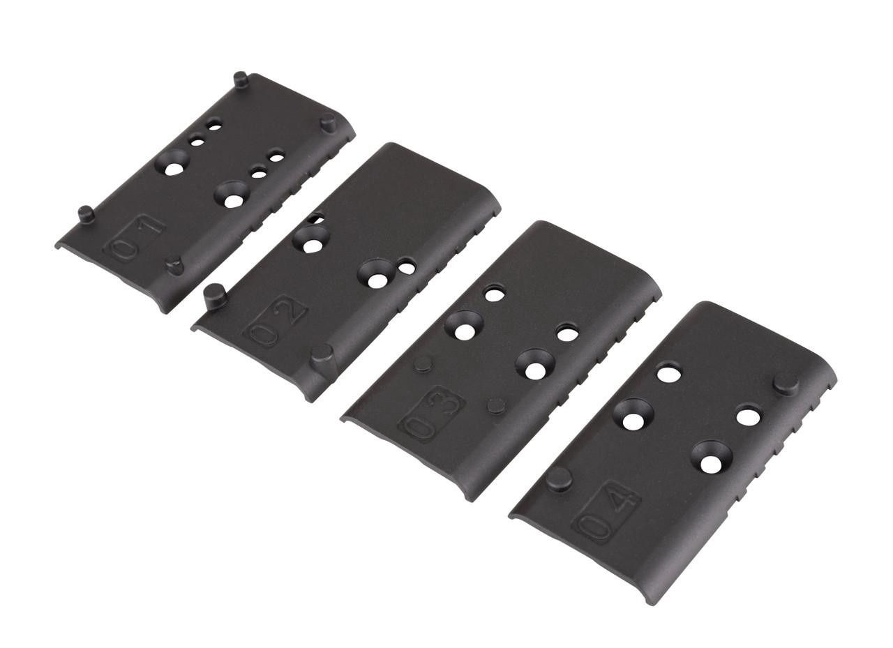 Umarex Optic Adapter Plates for GLOCK Type MOS 1 Airsoft &amp; Airguns, 4pack