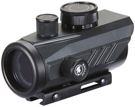Lancer Tactical Reflex Red Dot Scope, Black