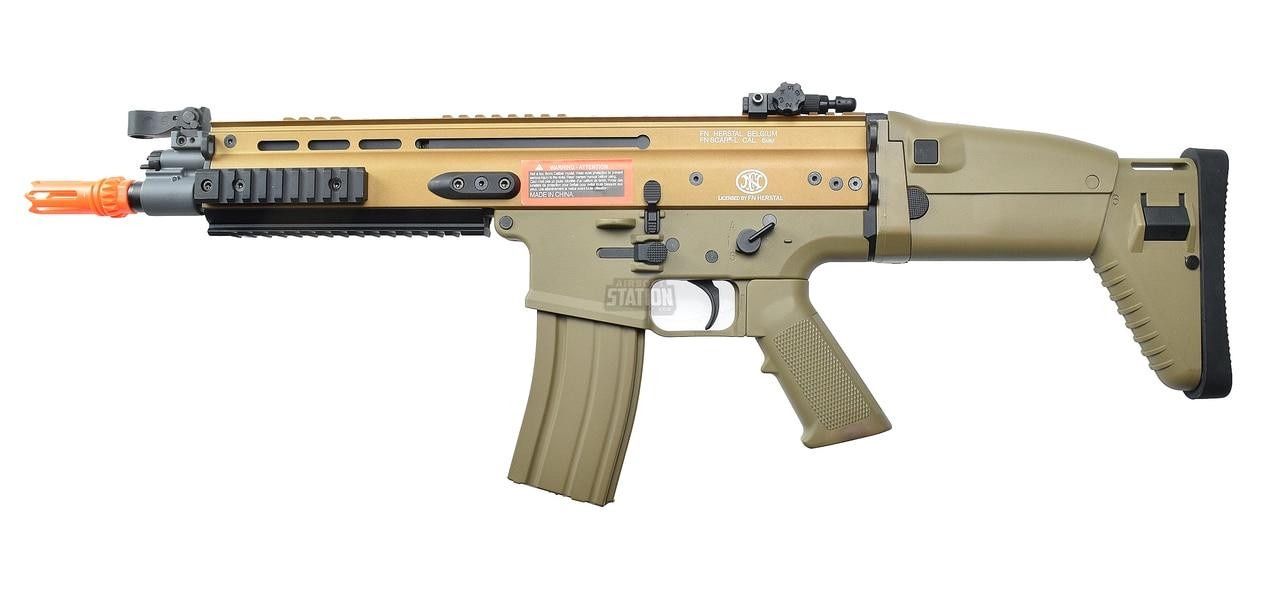 FN Herstal SCAR-L Airsoft Metal/Polymer AEG Rifle, Tan