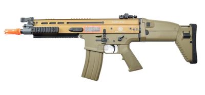 FN Herstal SCAR-L Airsoft Metal/Polymer AEG Rifle, Tan