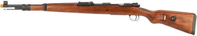 Matrix Mauser Kar 98K WWII German Infantry Bolt Action Service Airsoft Rifle, Real Wood