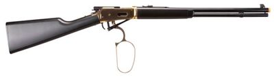 Legends Limited Edition Saddle Gun CO2 Powered Lever Action Carbine Airsoft Rifle, Gold/Black