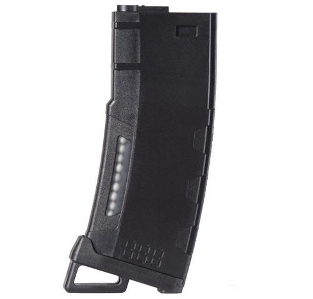 Lancer Tactical 130 Round High Speed Mid-Cap M4 Airsoft Magazine, Black