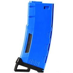Lancer Tactical 130 Round High Speed Mid-Cap M4 Airsoft Magazine, Blue
