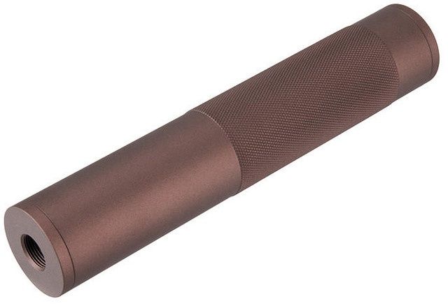 Lancer Tactical NATO Tactical 14mm CCW Mock Suppressor, Burnt Umber