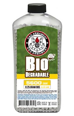 G&amp;G Perfect BBs 0.25g 5600 ct. Bottle Biodegradable, White