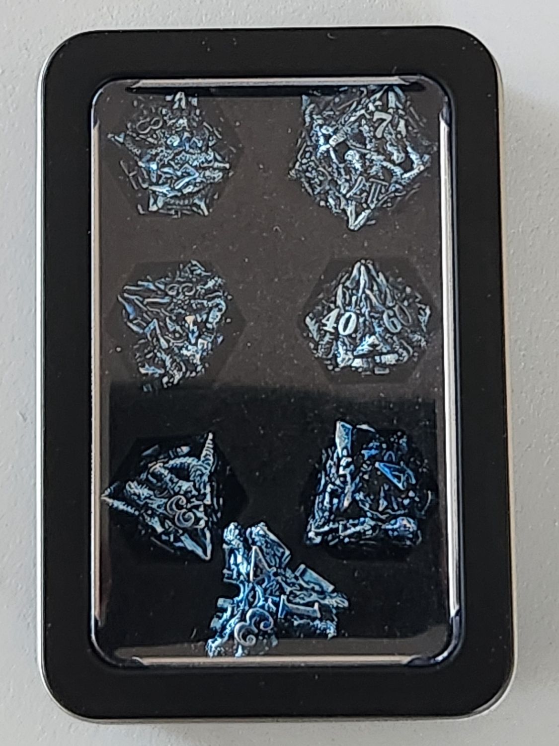 Dracofrost Metal Dice Set