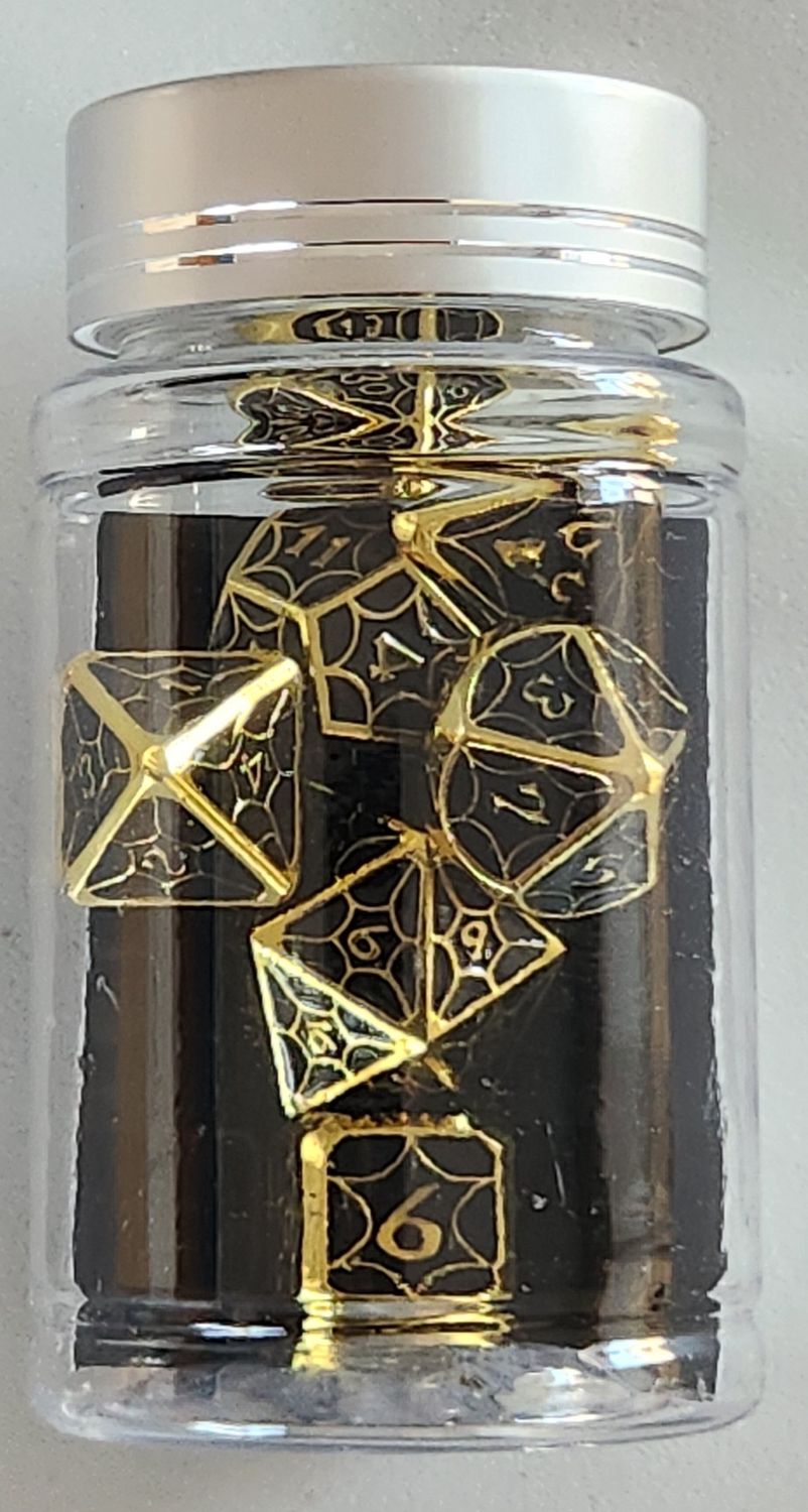 Super Villain Metal Dice Set