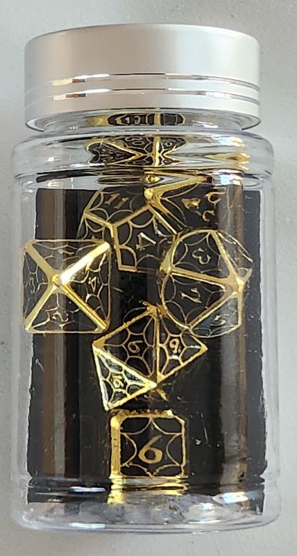 Super Villain Metal Dice Set