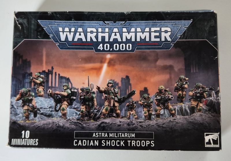 Warhammer 40K Astra Militarum Cadian Shock Troops