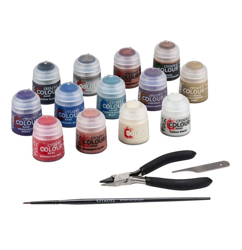 Warhammer 40K Paints + Tool Set