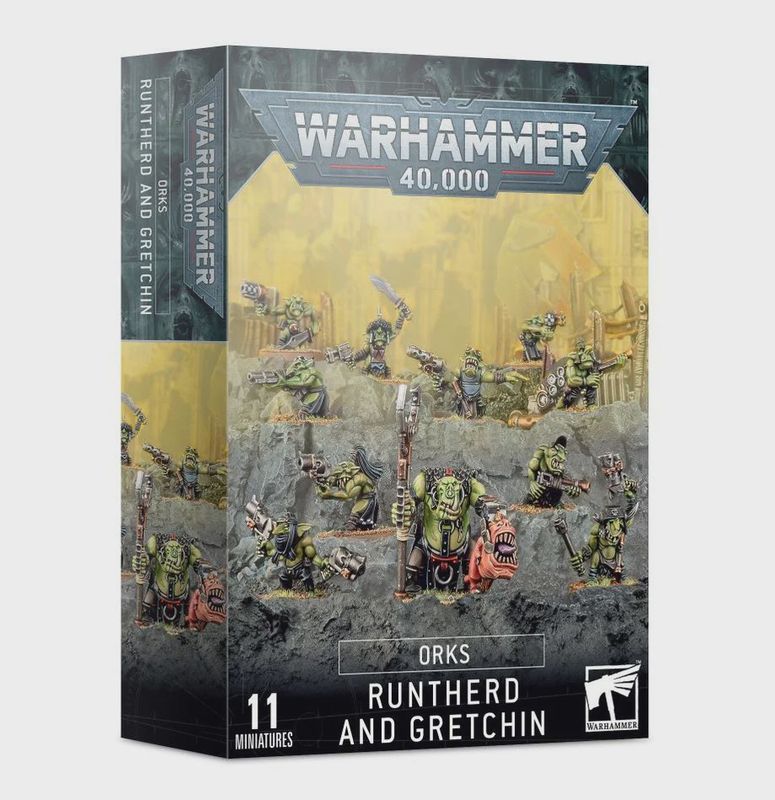 Warhammer 40K Ork Runtherd and Gretchin