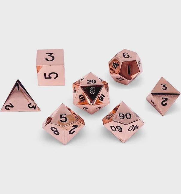 Copperhead Metal Dice Set