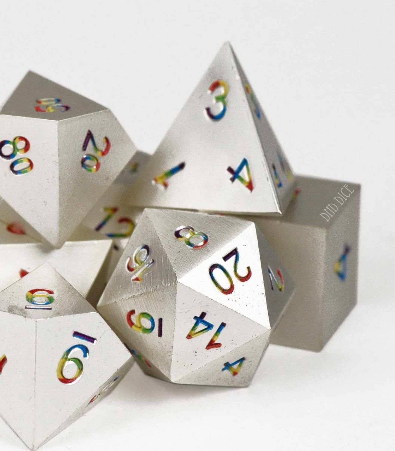 Counting Colors Metal Dice Set
