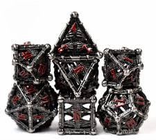 Grave Domain Metal Dice Set