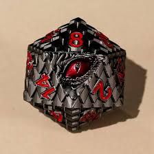 Eye of Bhaal Metal Dice Set