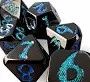 Crystal Core Jade Metal Dice Set