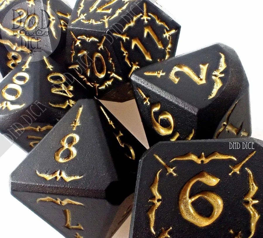 Thrilling Heroics Metal Dice Set