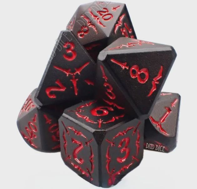 Treacherous Villainy Metal Dice Set