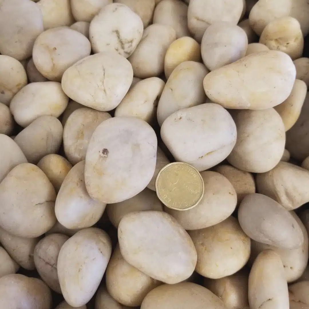 Pebbles - White - Polished (Bagged)