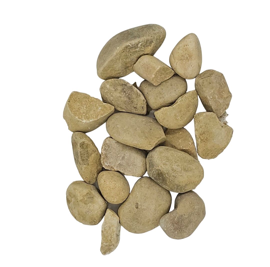 Round Rock - Tan Rock 40mm (Cubic Yard)