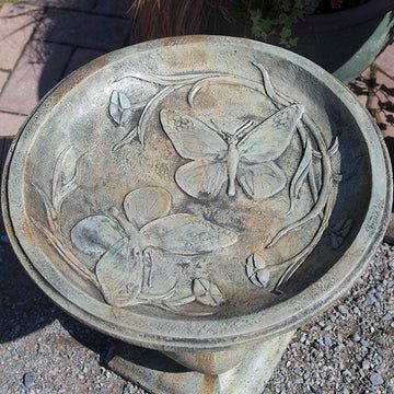Butterfly Birdbath - Tall