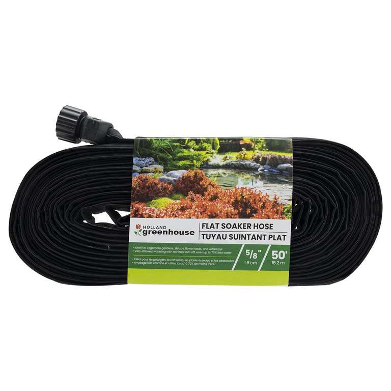 Flat Soaker Hose 5/8" x 50'