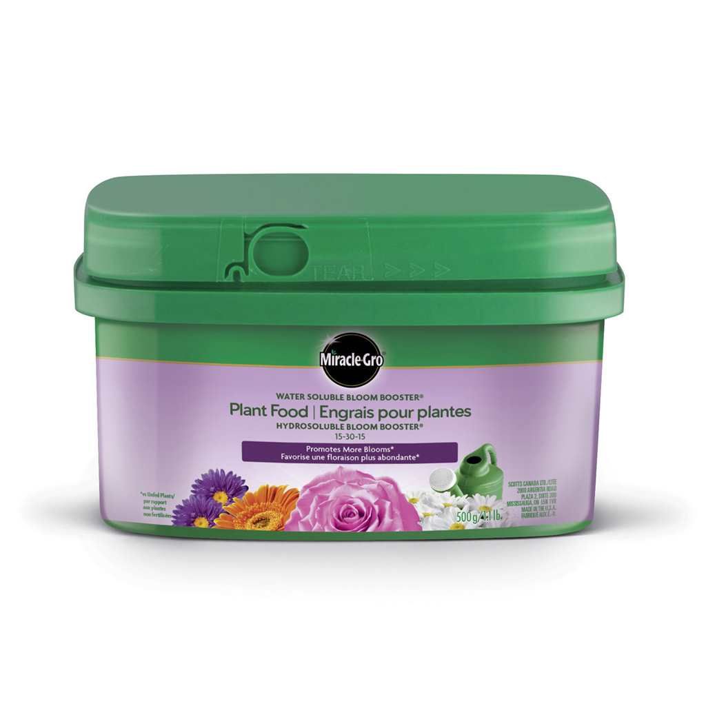 Miracle Grow Water Soluble Bloom Booster Plant Food 15-30-15 500g
