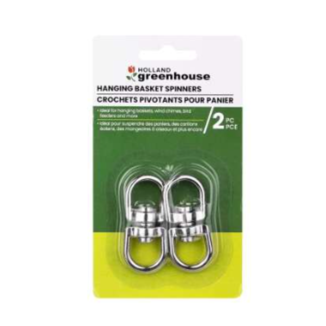 2 PC 5/8" Hanging Basket Spinner