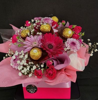 Hot blooms and chocolates Hot blooms and chocolates