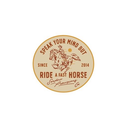 FAST HORSE STICKER