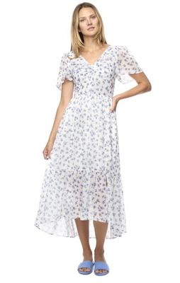 OAKLYN TWIST FRONT SS DRESS