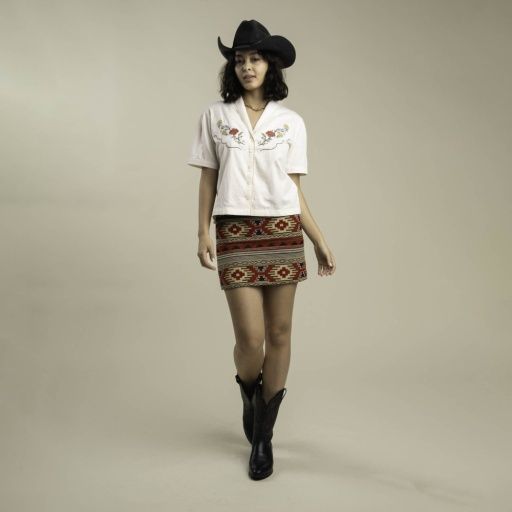 PRAIRIE ROSE LACE BLOUSE, Size: X-Small