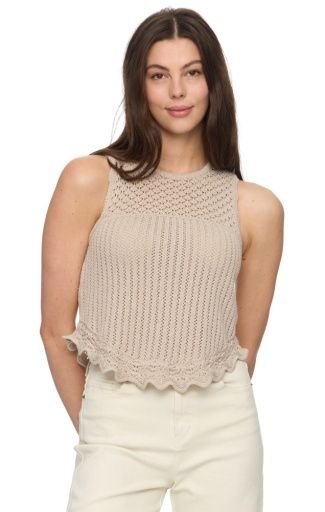 SUSIE CROCHET TANK, Size: XS